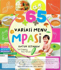 Image of 365 VARIASI MENU MPASI