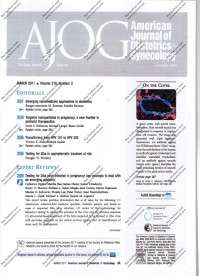 Image of AJOG American Journal of Obstetrics Gynecology Volume 216,number 3 March 2017