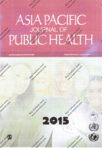 Image of Asia Pacific Journal Of Public Health Volume 27 Tahun 2015
