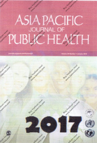 Image of Asia Pacific Journal of Public Health Vol 29 2017