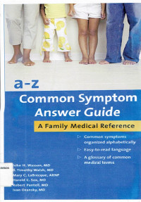 Image of Common Symptom Answer Guide a-z