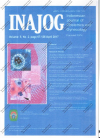 Image of INAJOG  indonesian of Obstetric and Gynecology Volume 5 nomor 2 Page 67-126 April 2017