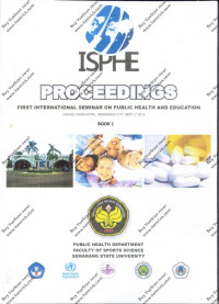 Image of Proceedings First International Seminar on Public Health and Education Book 1Sept 2014