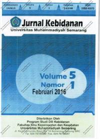 Image of Jurnal Kebidanan Volume 5 Nomor 1Februari 2016