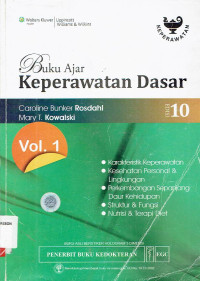 Image of Buku Ajar Keperawatan Dasar  Vol 1