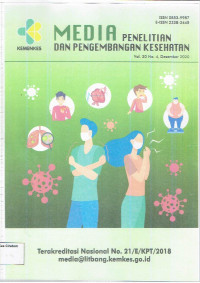 Image of MEDIA PENELITIAN DAN PENGEMBANGAN KESEHATAN VOL.30 NO.4 DESEMBER 2020