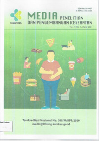 Image of MEDIA PENELITIAN PENGEMBANGAN KESEHATAN VOLUME 31 NO.1 MARET 2021