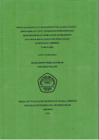 Image of PENATALAKSANAAN FISIOTERAPI PADA KASUS FROZEN SCHOULDER ET CAUSA TENDINITIS SUPRASPINATUS SINISTRA DENGAN MODALITAS ULTRASOUND DAN HOLD RELAX DI KLINIK FISIOTERAPI KASEPUHAN CIREBON 2021