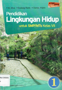 Image of Pendidikan Lingkungan Hidup  Untuk SMP Kelas vii jilid 1