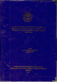 Image of FAKTOR-FAKTOR YANG BERHUBUNGAN DENGAN KECELAKAAN TERTUSUK JARUM SUNTIK PADA PERAWAT DI RUMAH SAKIT PERTAMINA CIREBON TAHUN 2019