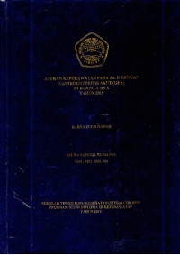 Image of ASUHAN KEPERAWATAN PADA An. B DENGAN GASTROENTERITIS AKUT (GEA) DIRUANG X RS X TAHUN 2019