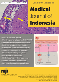Image of MEDICAL JOURNAL OF INDONESIA VOLUME 33 ISSUE 3 SEPTEMBER 2024