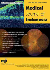 Image of MEDICAL JOURNAL OF INDONESIA VOLUME 33 ISSUE 4 DECEMBER 2024