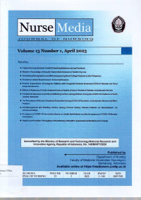 Image of NURSE MEDIA JOURNAL OF NURSING VOLUME 13,NUMBER 1 APRIL 2023