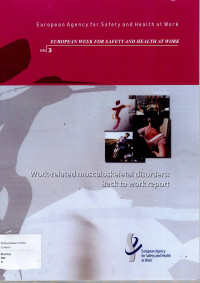 Image of Work-Related Muskuloskeletal Disorders: Back to Work Report