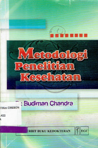 Image of Metodologi penelitian kesehatan
