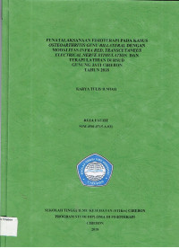 Image of PENATALAKSANAAN FISIOTERAPI PADA KASUS OSTEROARTHRITIS GENU BILLATERAL DENGAN MODALITAS INFRA RED, TRANSCUTANEUS ELECTRICAL NERVE STIMULATION DAN TERAPI LATIHAN DI RSUD GUNUNG JATI CIREBON TAHUN 2018