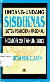 Image of undang-undang SISDIKNAS